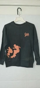 Gap Kid's Gray Long Sleeve Sweatshirt Skateboarders - Size Large (10) - Picture 1 of 6