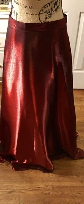 JS Collections Full Length Maroon/Reddish Rust Skirt - Image 1 of 3