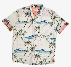 Scotch and Soda Amsterdam XL Hawaiian Print Button Up Shirt - Picture 1 of 13