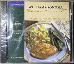 Brøderbund Williams Sonoma Guide To Good Cooking CD ROM PC Disc New Sealed 1996 - Picture 1 of 2