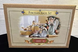 VTG Grandeur Noel 2003 Collector's Edition Porcelain Angel Set - Complete - Picture 1 of 24