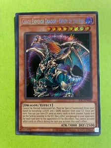 Yugioh Chaos Emperor Dragon Envoy of The End IOC EN000 Secret Rare - Picture 1 of 2