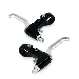 Pair Cable Brake Lever Handle Mini PIT Pocket Rocket Quad Dirt Scooter Bike ATV - Picture 1 of 7
