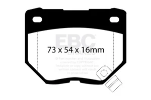 EBC Brakes DP4826R Yellowstuff Street And Track Brake Pads - Picture 1 of 3