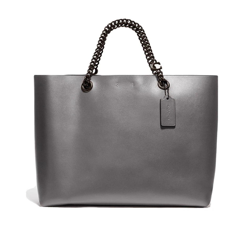 Coach 78218 Signature Chain Central Tote With Tags