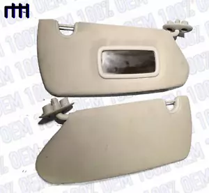 2005-2011 Dodge Dakota Driver & Passenger Side Sun Visor Pair Set Cloth - Bild 1 von 16