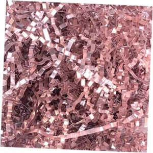 Gift Box Filler 1/2 LB Crinkle Cut Paper Baskets Stuffing Rose Pink - Picture 1 of 8