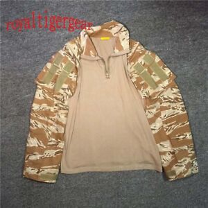 Desert Tiger Stripe Camouflage Tactical Combat Shirt Suit Uniform Top Gen3