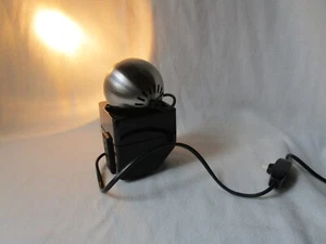 Osram Spot 41601 Design Dieter Witte Tischlampe Edelstahl Magnetkugel schwarz - Picture 1 of 11