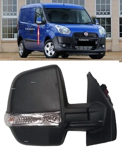ELEKTRISCHER SPIEGEL RECHTS MIT BLINKER FÜR FIAT DOBLO 2010-2018 8-POLIG - Bild 1 von 6