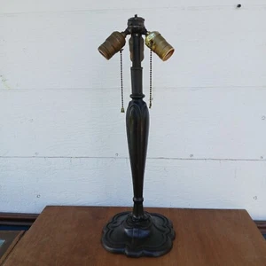 Antiker Bradley & Hubbard Lampenfuß #342 Gusseisen - Bild 1 von 8