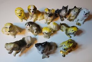 3” New-Ray Novelty Soft Rubber Dog Figures Lot Of 13 Breeds 1988 VTG Some W Tags