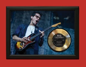 John Mayer Poster Art Wood Framed 45 Gold Record Display C3 - Picture 1 of 3