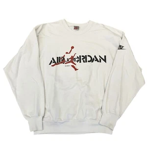Vintage Nike Michael Jordan Crewneck Sweatshirt 90s NBA Basketball Bulls Air - Picture 1 of 2