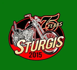 2015 STURGIS RALLY 75th Anniversary King of road 4 inch BIKER PATCH - Picture 1 of 1