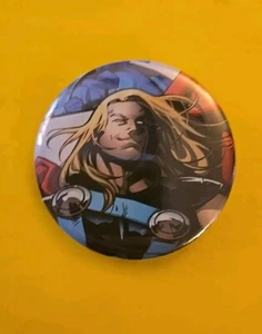 Thor 2" Pin Back DC Comics Button #2 - Picture 1 of 2