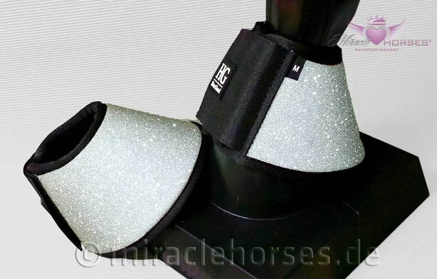 %%% Horse Guard HGShiny Glitter Hufglocken Glitzereffekt Gr. L silber -15% - Bild 1 von 1