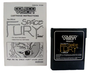 Space Fury ColecoVision Spiel Cartridge und Handbuch 1983 ~ funktionstüchtig - Bild 1 von 10