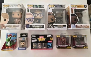 Funko Pop Lot: Harry Potter Gilderoy Lockhart, The Analyst, WandaVision,... - Picture 1 of 8