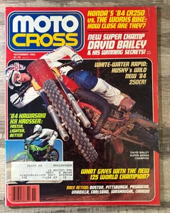 R Motocross Magazin NOV 1983 Works 500 Husky, Kawasaki KX80, Honda 250 vs Works - Bild 1 von 4