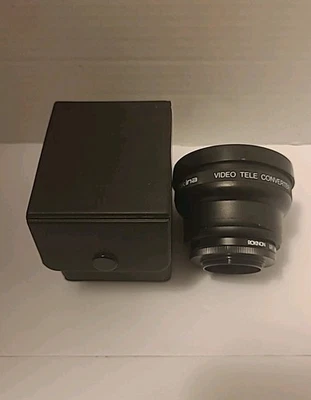 Tokina Video Tele Convertidor VC 2.0x/Rokinon UV 46mm Lente de Cámara con Caja Japón  Foto 1 de 4