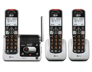 Cordless Phone 3-Handset System with Answering Machine, AT&T BL102-3 DECT 6.0 - Picture 1 of 1