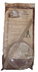The Game of Graces OLD STURBRIDGE VILLAGE Wood Hoop Game Renaissance Victorian - Picture 1 of 5