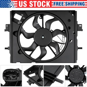 214816LB0B Radiator Cooling Fan Assembly for 2020-2024 Nissan Sentra L4 2.0L OEM - Foto 1 di 15