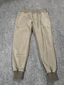 James Perse Pants Womens Size 1 Olive Green WHV11677 Jogger Casual Ribbed Cuffs - Picture 1 of 9
