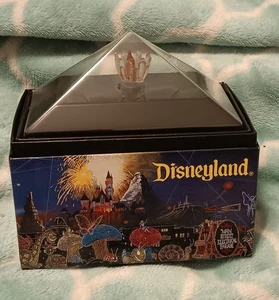 Lampadina parata elettrica Disneyland Main Street ARANCIONE ritirata 1996 con manicotto esterno - Foto 1 di 10
