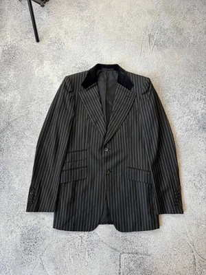 Vintage Gucci Blazer Wool Rarity Striped Men - Image 1 of 4