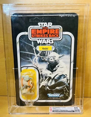❗️1980_Star~Wars___YODA_32~Back~B___CARDED__CAS~60__Sin perforar__AFA Foto 1 de 4
