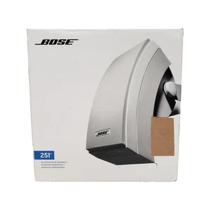 BOSE 251 Outdoor Environmental Speakers Pair (White) 251-WH # 24644 - BRAND NEW - Foto 1 di 6
