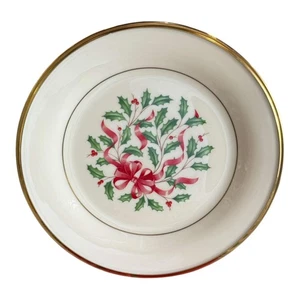 Insalatiera Lenox Dimension Collection 8" Holiday Gold Nastro Rosso - Foto 1 di 2