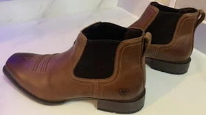 Stivali Chelsea Ariat da uomo Booker Ultra Western punta quadrata taglia 10,5 EE - Foto 1 di 8