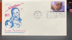 FDC of Satchmo, Louis Armstrong, New Orleans, louisiana, 1995 - Picture 1 of 4