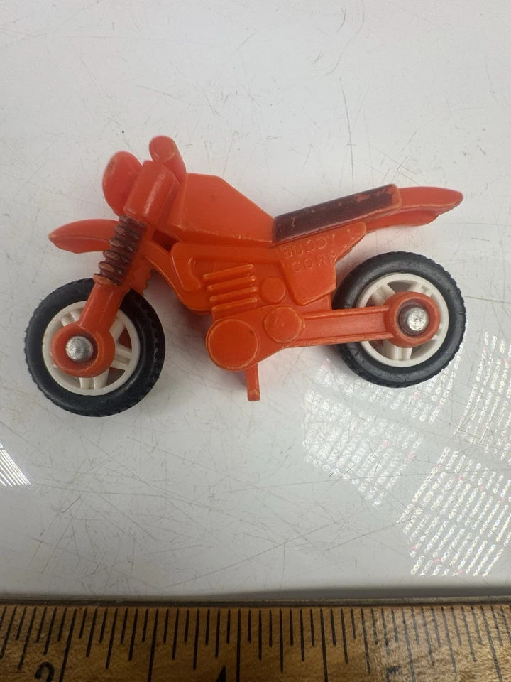 De colección Buddy L Plástico Rojo Motocicleta Accesorio Pieza Original Foto 1 de 4