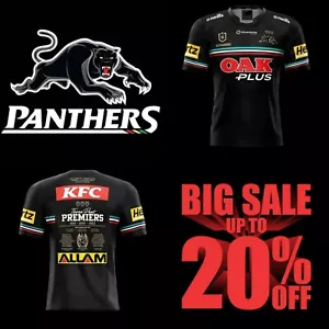 Penrith Panthers NRL RUGBY LEAGUE FOOTBALL Jersey Size XL 3 Peat - Picture 1 of 6
