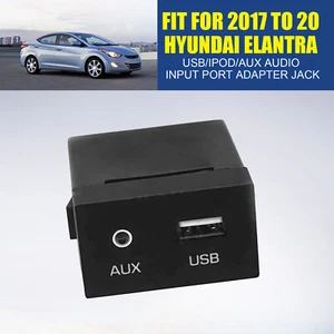 96120-F2000 For 17-20 Hyundai Elantra USB/iPod/AUX Audio Input Port Adapter Jack - Picture 1 of 15