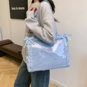 Y2K Tote Bag Ballet Style Shoulder Bag Kawaii Shoulder Pain Bag Student - Picture 1 of 16