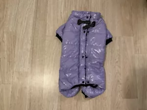 Dog Coat Waterproof Snowsuit Zipper Fleece Vest Reflective Stripes Sz XXL - Picture 1 of 15