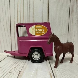 Vintage Buddy L Pony Trailer Replacement Piece 5135 Purple With Original Horse - Picture 1 of 12