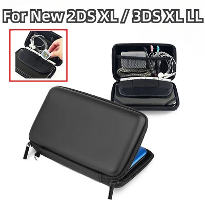 Black EVA Travel Carrying Case Protective Pouch For Nintend New 2DS XL 3DS LL - Image 1 of 4