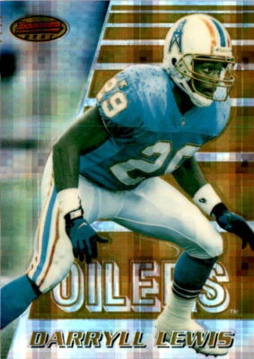 1996 Bowman's Best #133 Darryll Lewis Atomic Refractors Houston Oilers - Image 1 of 2