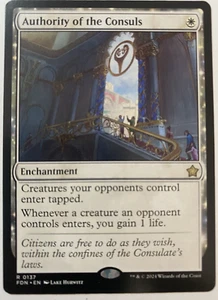 Authority of the Consuls - Foundations - Magic the Gathering R 0137 - Picture 1 of 1