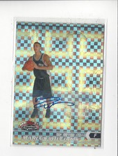 2007-08 Stadium Club Chrome X-Fractor #132 Marcus Williams RC AUTOGRAPH Spurs