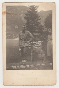 Affectionate Handsome Young Man Uniform Soldier Guy Gay Int 1945 WW2 Old Photo - Picture 1 of 8