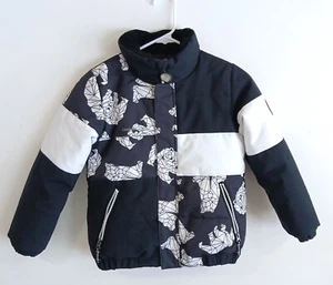 Obermeyer Boys' Bailey Snow Jacket black and white polar bear sz 7 kids - Picture 1 of 11