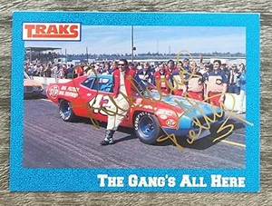 Richard Petty Signed 1991 Traks Racing Card #6 Auto STP NASCAR LEGEND RAD - Picture 1 of 1