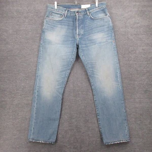 Pantalones de mezclilla Imogene And Willie para hombre 36 Charlie ajustados rectos lavado a la piedra botón mosca - Imagen 1 de 13